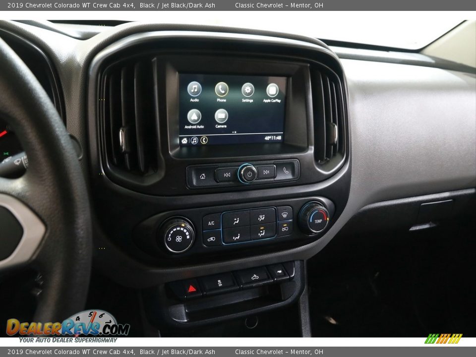 2019 Chevrolet Colorado WT Crew Cab 4x4 Black / Jet Black/Dark Ash Photo #9