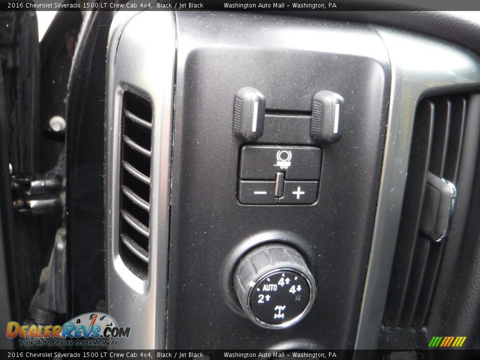 2016 Chevrolet Silverado 1500 LT Crew Cab 4x4 Black / Jet Black Photo #6