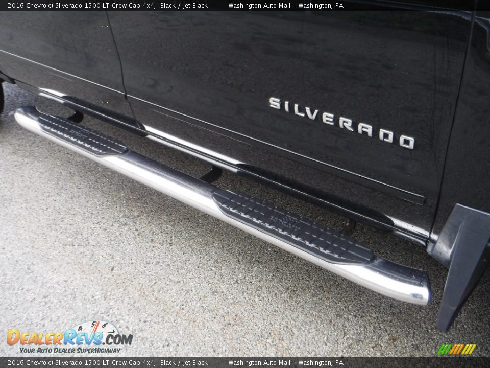 2016 Chevrolet Silverado 1500 LT Crew Cab 4x4 Black / Jet Black Photo #11