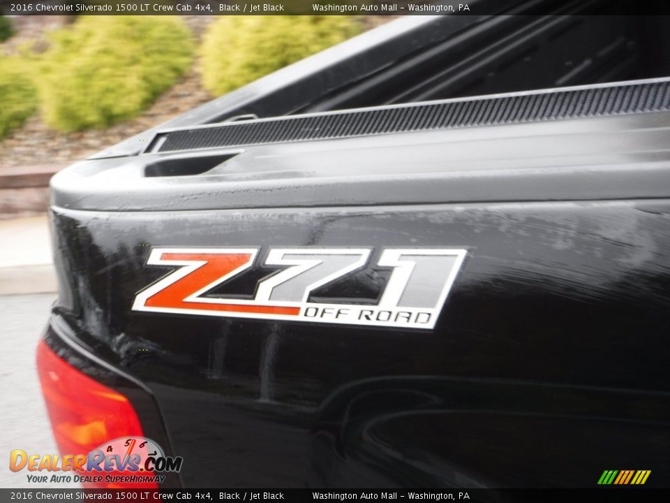 2016 Chevrolet Silverado 1500 LT Crew Cab 4x4 Black / Jet Black Photo #13