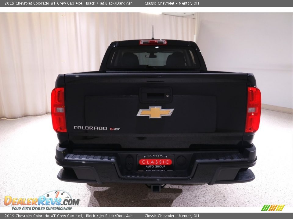 2019 Chevrolet Colorado WT Crew Cab 4x4 Black / Jet Black/Dark Ash Photo #16