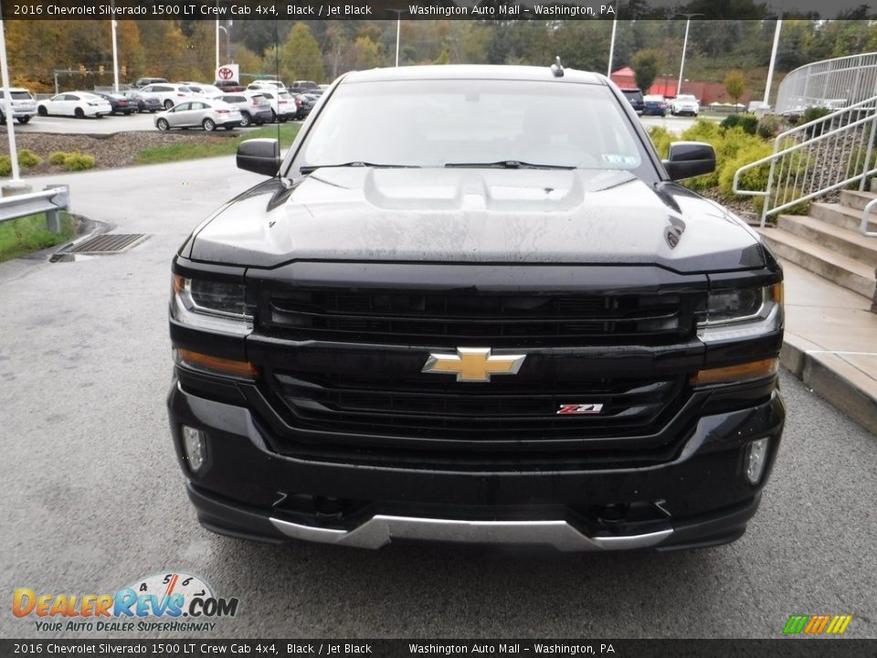 2016 Chevrolet Silverado 1500 LT Crew Cab 4x4 Black / Jet Black Photo #14