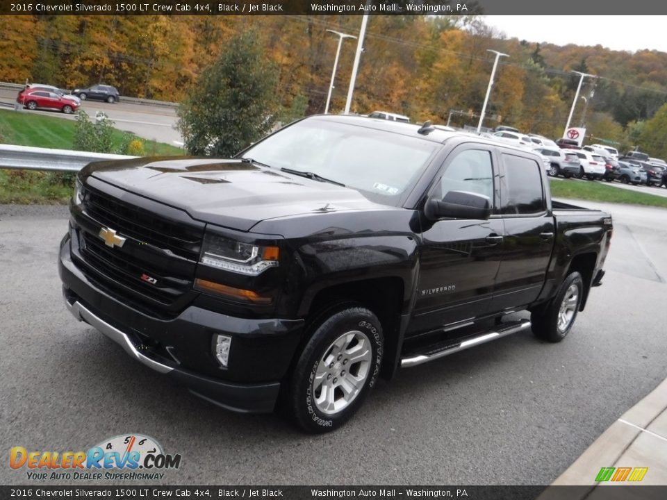 2016 Chevrolet Silverado 1500 LT Crew Cab 4x4 Black / Jet Black Photo #15
