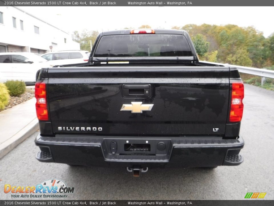 2016 Chevrolet Silverado 1500 LT Crew Cab 4x4 Black / Jet Black Photo #18