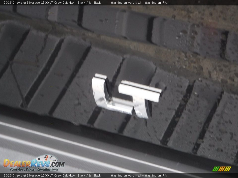 2016 Chevrolet Silverado 1500 LT Crew Cab 4x4 Black / Jet Black Photo #20