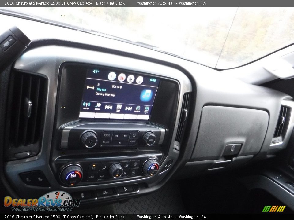 2016 Chevrolet Silverado 1500 LT Crew Cab 4x4 Black / Jet Black Photo #24