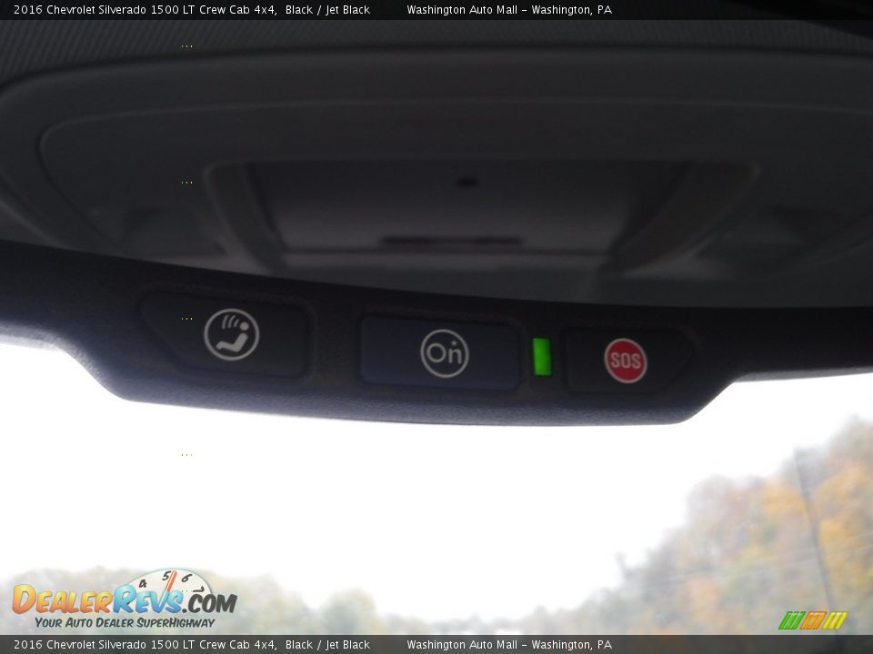 2016 Chevrolet Silverado 1500 LT Crew Cab 4x4 Black / Jet Black Photo #27
