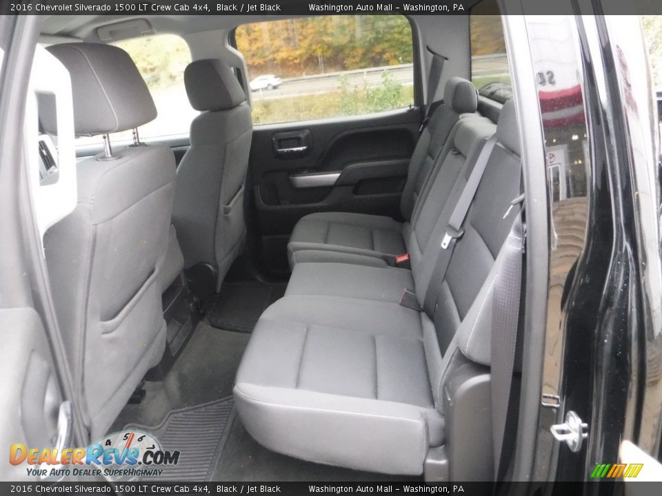 2016 Chevrolet Silverado 1500 LT Crew Cab 4x4 Black / Jet Black Photo #29
