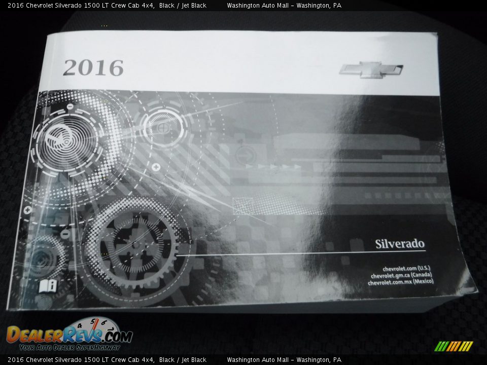 2016 Chevrolet Silverado 1500 LT Crew Cab 4x4 Black / Jet Black Photo #30
