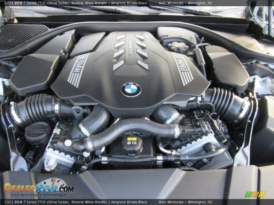 2021 BMW 7 Series 750i xDrive Sedan 4.4 Liter DI TwinPower Turbocharged DOHC 32-Valve VVT V8 Engine Photo #6