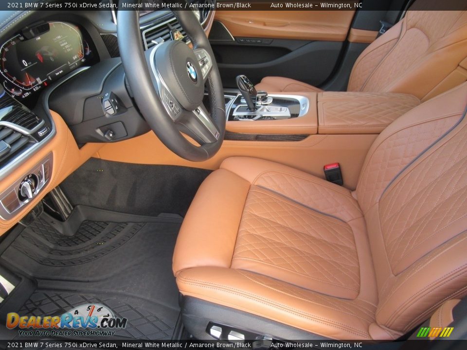 Front Seat of 2021 BMW 7 Series 750i xDrive Sedan Photo #10