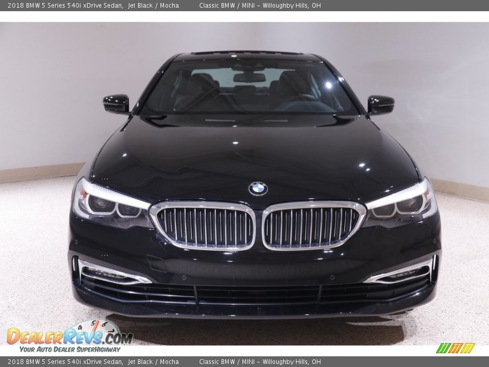 2018 BMW 5 Series 540i xDrive Sedan Jet Black / Mocha Photo #2