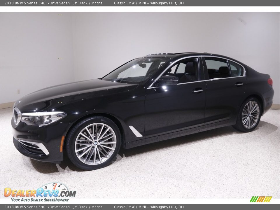 2018 BMW 5 Series 540i xDrive Sedan Jet Black / Mocha Photo #3