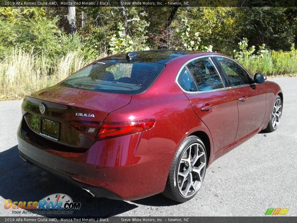 2019 Alfa Romeo Giulia AWD Monza Red Metallic / Black Photo #6