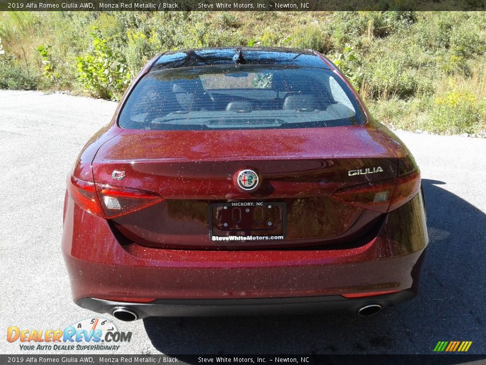 2019 Alfa Romeo Giulia AWD Monza Red Metallic / Black Photo #8