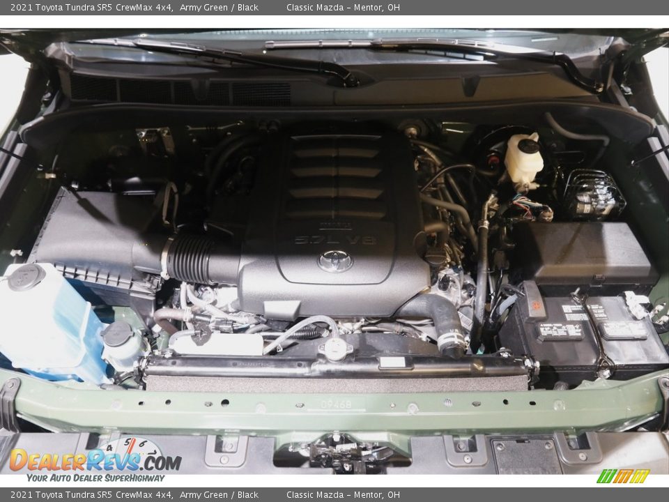 2021 Toyota Tundra SR5 CrewMax 4x4 Army Green / Black Photo #18