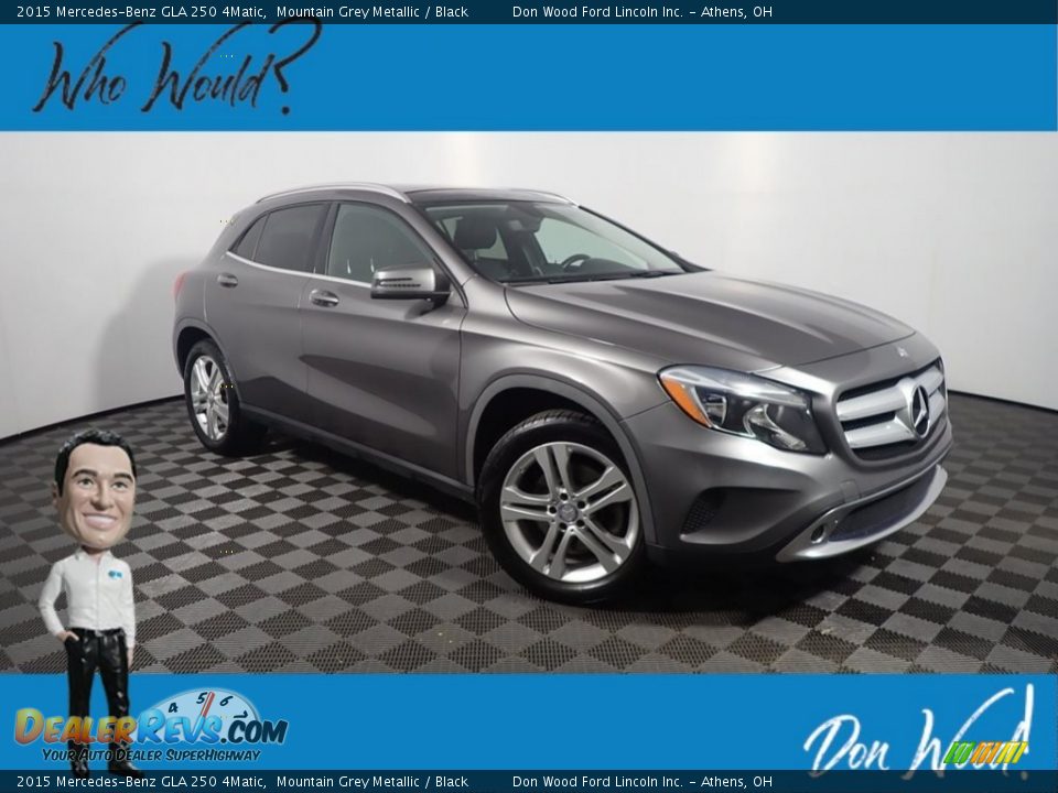 2015 Mercedes-Benz GLA 250 4Matic Mountain Grey Metallic / Black Photo #1