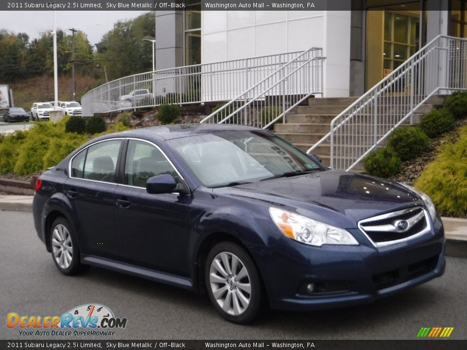 2011 Subaru Legacy 2.5i Limited Sky Blue Metallic / Off-Black Photo #1