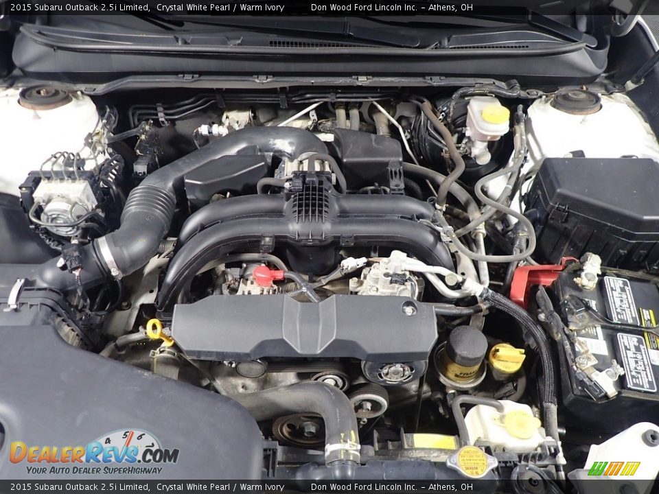 2015 Subaru Outback 2.5i Limited 2.5 Liter DOHC 16-Valve VVT Flat 4 Cylinder Engine Photo #10