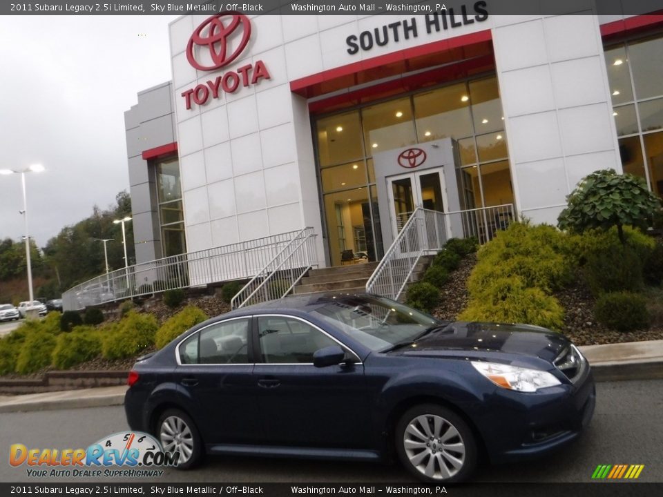 2011 Subaru Legacy 2.5i Limited Sky Blue Metallic / Off-Black Photo #2