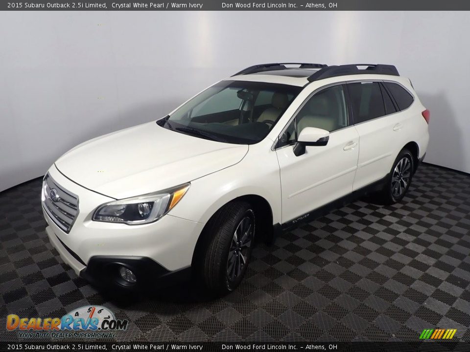 2015 Subaru Outback 2.5i Limited Crystal White Pearl / Warm Ivory Photo #12