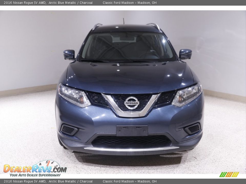 2016 Nissan Rogue SV AWD Arctic Blue Metallic / Charcoal Photo #2