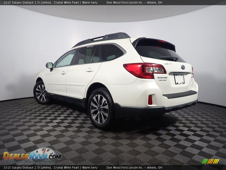 2015 Subaru Outback 2.5i Limited Crystal White Pearl / Warm Ivory Photo #14