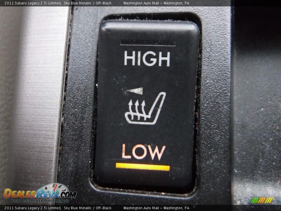 2011 Subaru Legacy 2.5i Limited Sky Blue Metallic / Off-Black Photo #6