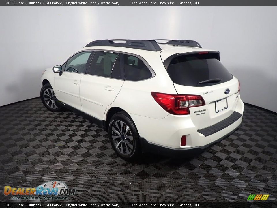 2015 Subaru Outback 2.5i Limited Crystal White Pearl / Warm Ivory Photo #15