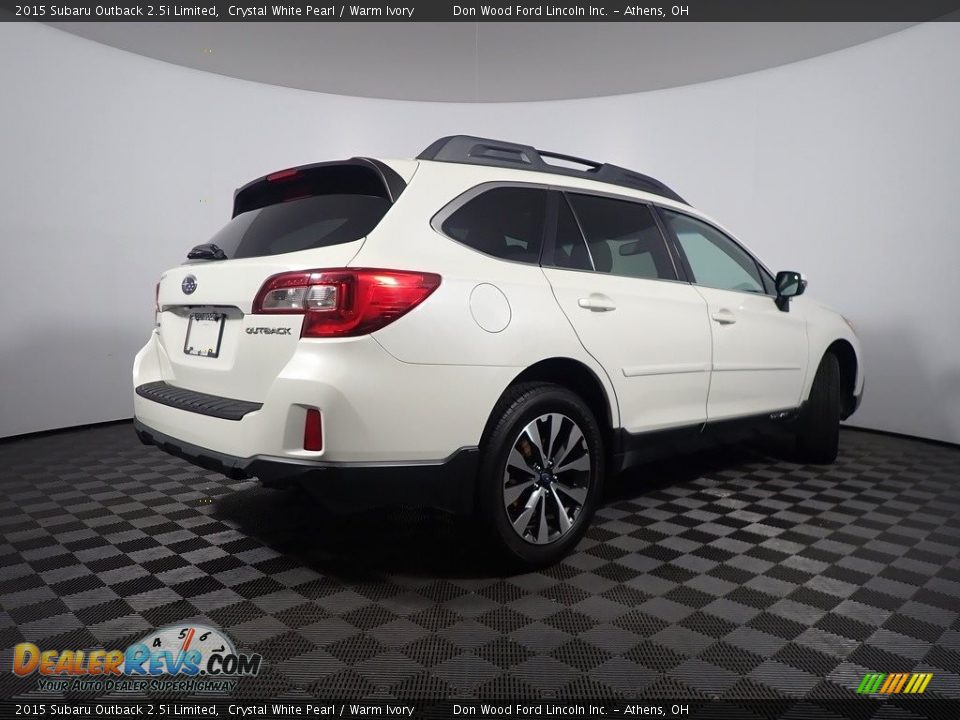 2015 Subaru Outback 2.5i Limited Crystal White Pearl / Warm Ivory Photo #20