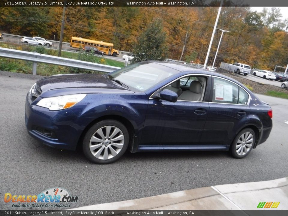 2011 Subaru Legacy 2.5i Limited Sky Blue Metallic / Off-Black Photo #11