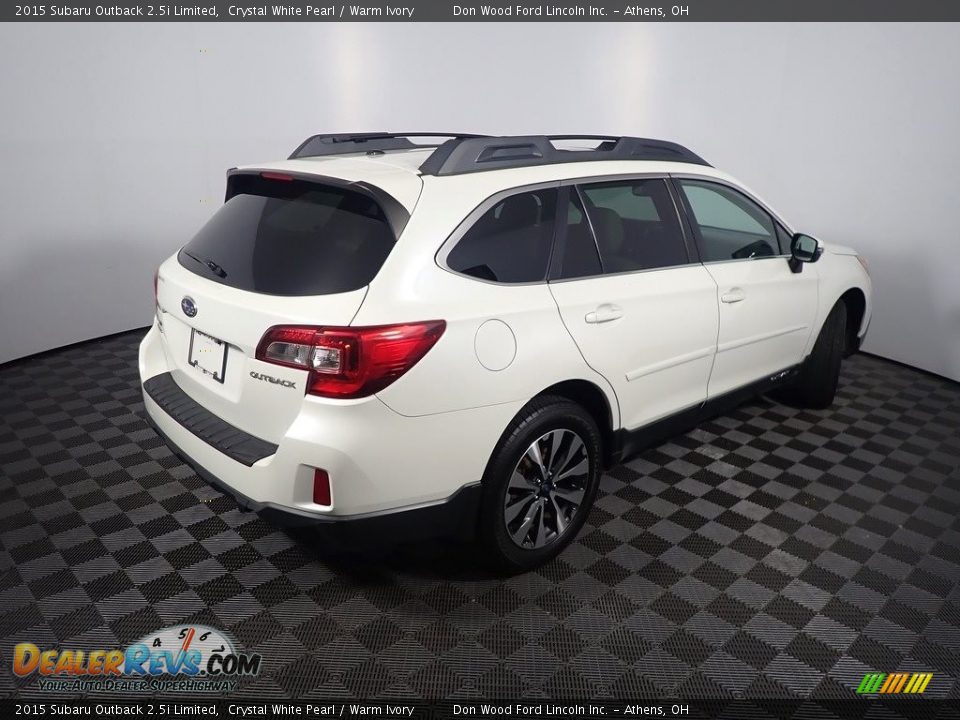 2015 Subaru Outback 2.5i Limited Crystal White Pearl / Warm Ivory Photo #21