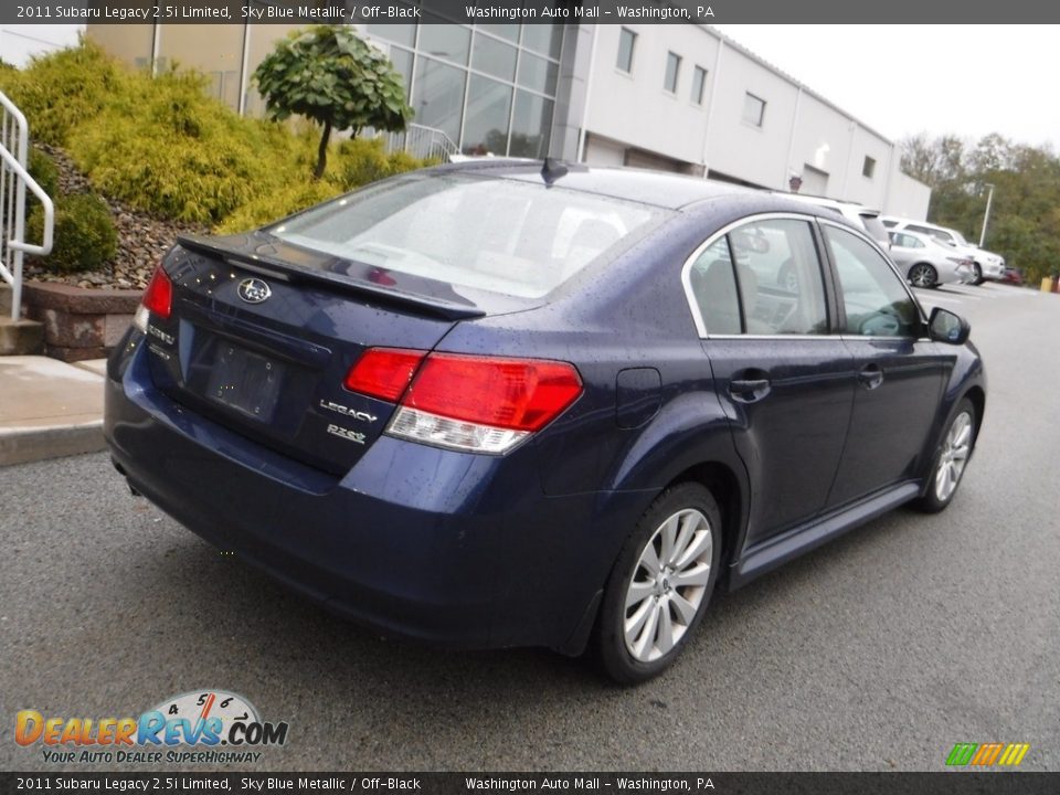 2011 Subaru Legacy 2.5i Limited Sky Blue Metallic / Off-Black Photo #14