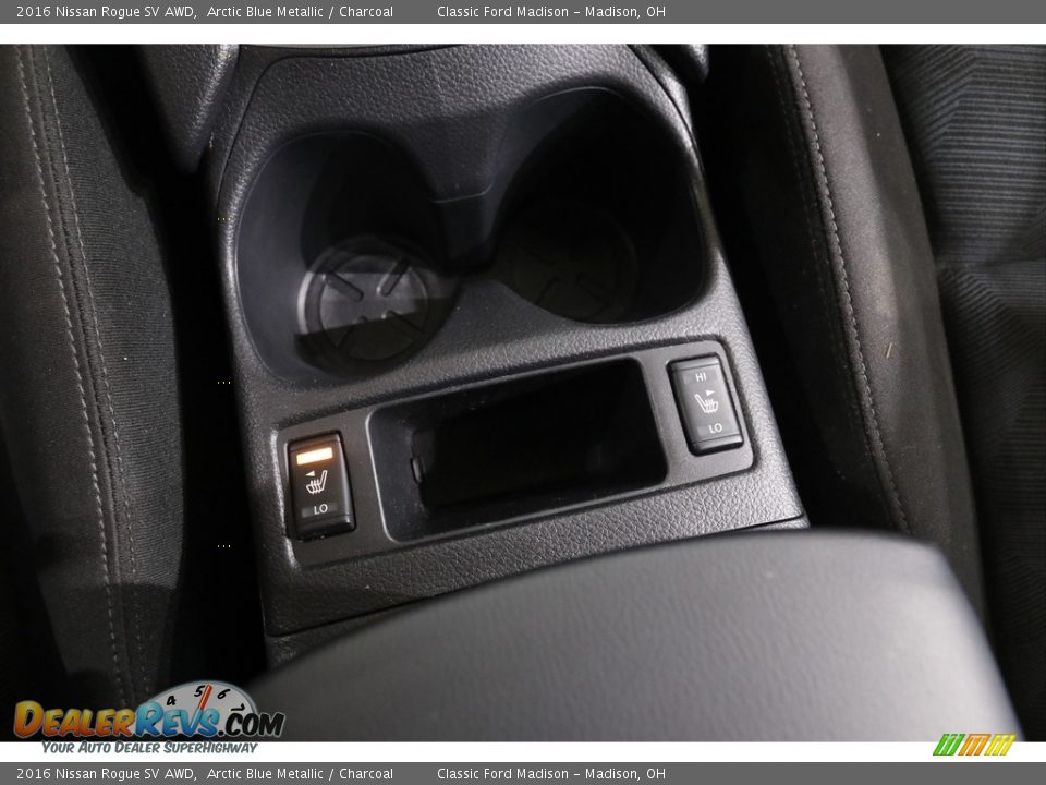 2016 Nissan Rogue SV AWD Arctic Blue Metallic / Charcoal Photo #14