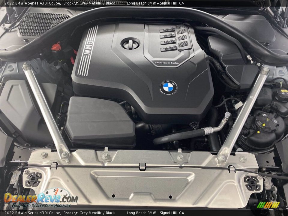 2022 BMW 4 Series 430i Coupe 2.0 Liter DI TwinPower Turbocharged DOHC 16-Valve VVT 4 Cylinder Engine Photo #9
