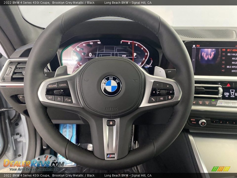 2022 BMW 4 Series 430i Coupe Steering Wheel Photo #14