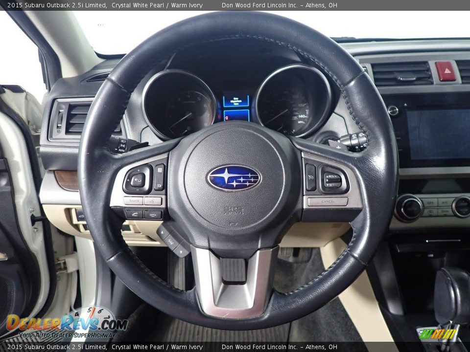 2015 Subaru Outback 2.5i Limited Steering Wheel Photo #31