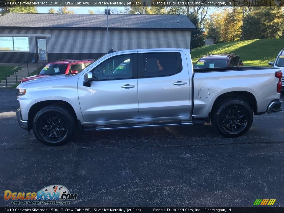 2019 Chevrolet Silverado 1500 LT Crew Cab 4WD Silver Ice Metallic / Jet Black Photo #1