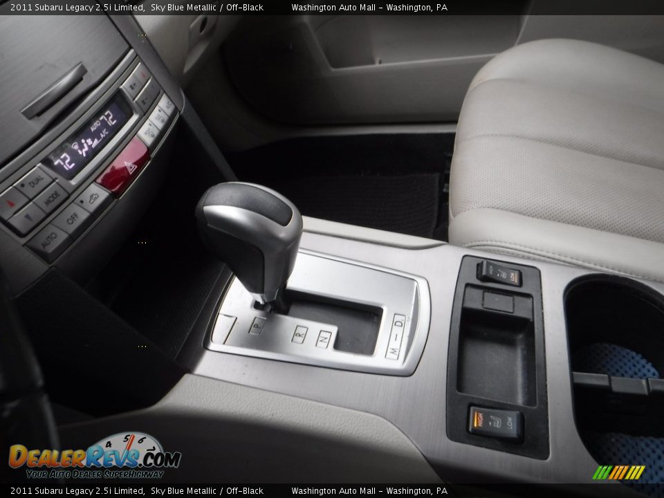 2011 Subaru Legacy 2.5i Limited Sky Blue Metallic / Off-Black Photo #22