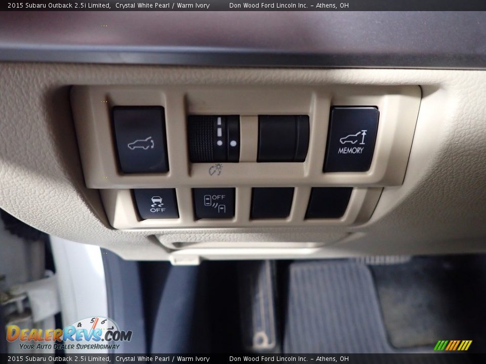 Controls of 2015 Subaru Outback 2.5i Limited Photo #35