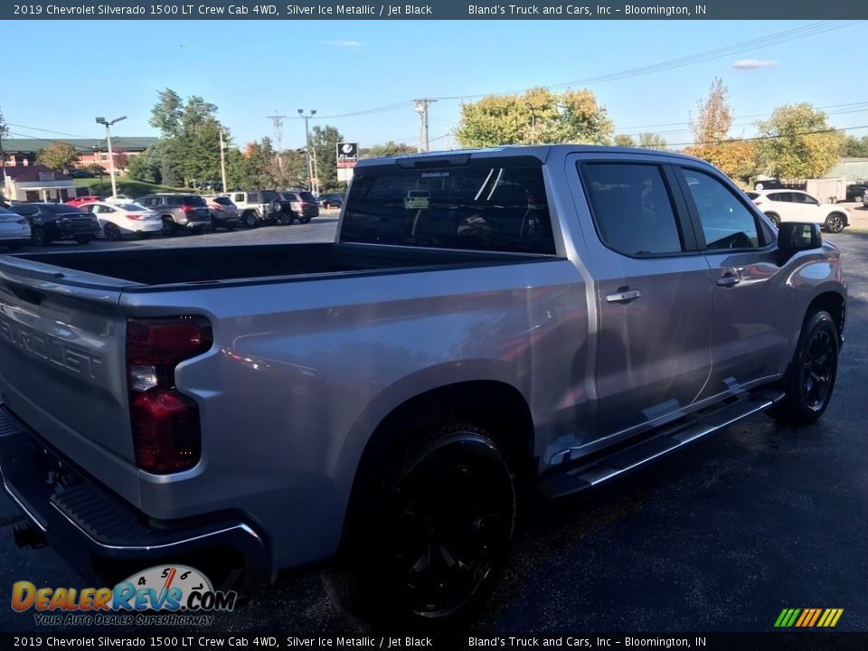 2019 Chevrolet Silverado 1500 LT Crew Cab 4WD Silver Ice Metallic / Jet Black Photo #6