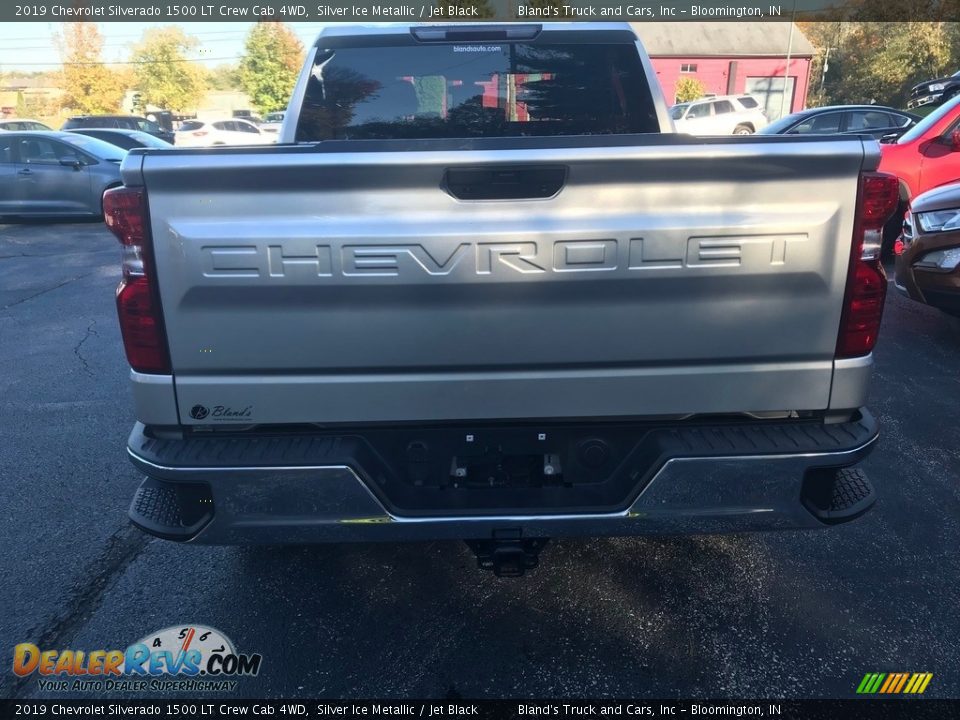 2019 Chevrolet Silverado 1500 LT Crew Cab 4WD Silver Ice Metallic / Jet Black Photo #7