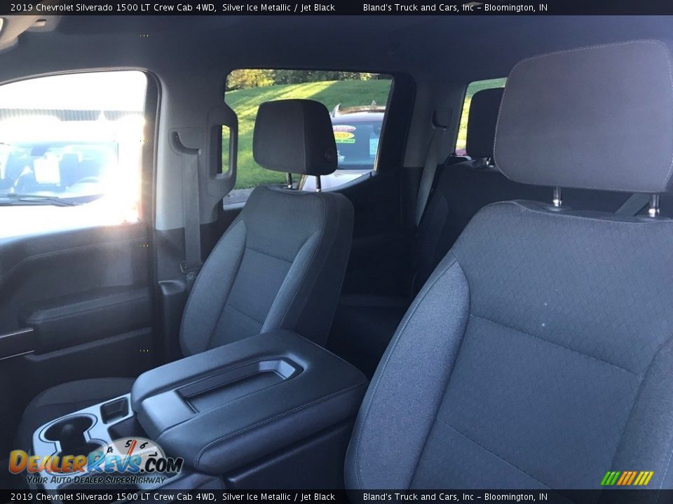 2019 Chevrolet Silverado 1500 LT Crew Cab 4WD Silver Ice Metallic / Jet Black Photo #12