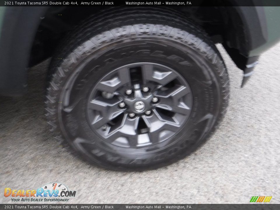 2021 Toyota Tacoma SR5 Double Cab 4x4 Army Green / Black Photo #12