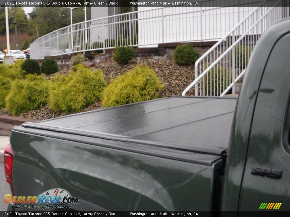 2021 Toyota Tacoma SR5 Double Cab 4x4 Army Green / Black Photo #13