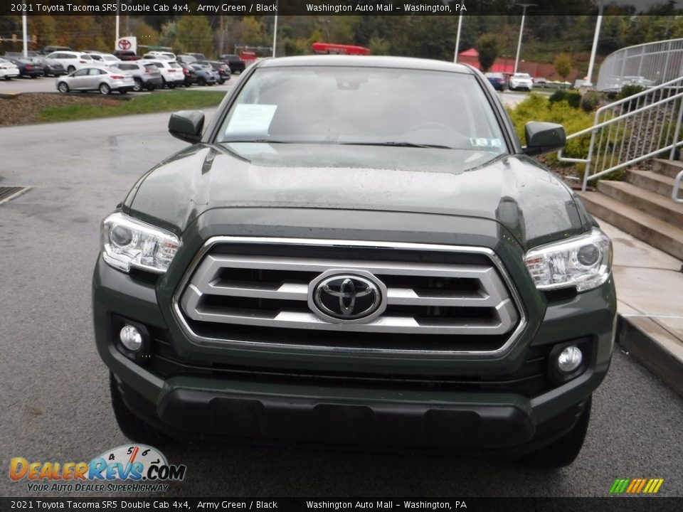 2021 Toyota Tacoma SR5 Double Cab 4x4 Army Green / Black Photo #14