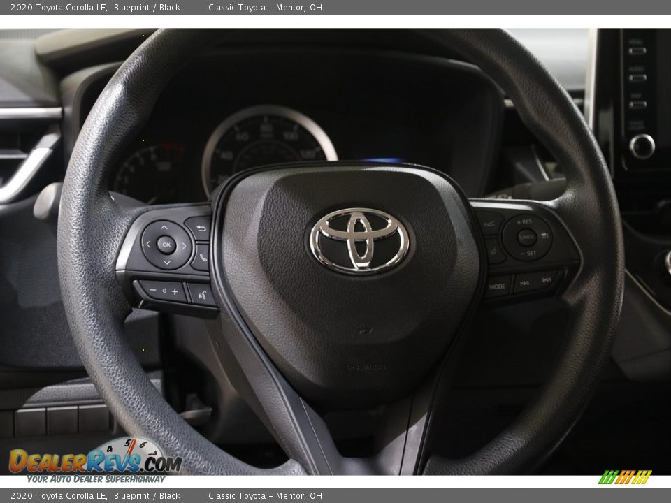 2020 Toyota Corolla LE Blueprint / Black Photo #7