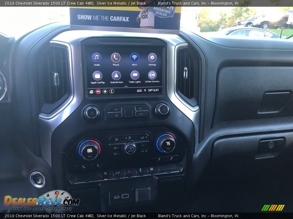 2019 Chevrolet Silverado 1500 LT Crew Cab 4WD Silver Ice Metallic / Jet Black Photo #26
