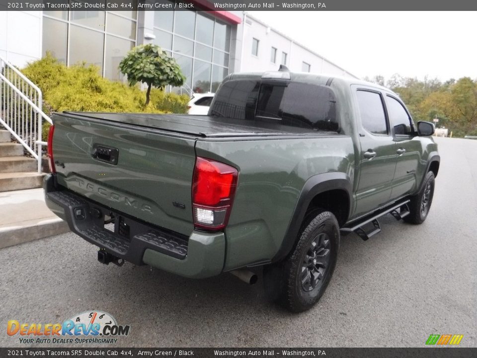 2021 Toyota Tacoma SR5 Double Cab 4x4 Army Green / Black Photo #20