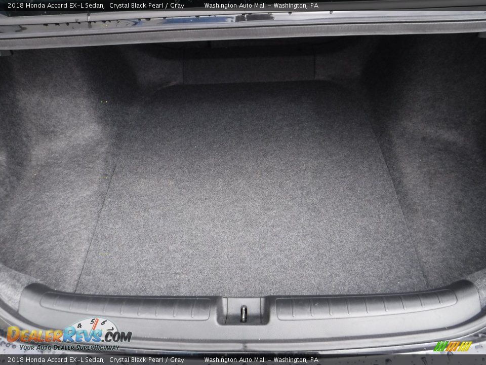 2018 Honda Accord EX-L Sedan Crystal Black Pearl / Gray Photo #29